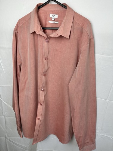 Herrenhemd langarm rosa - f&f,