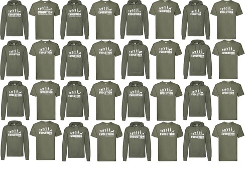 Hunde hoody shirt evolution - hunde, t-shirt