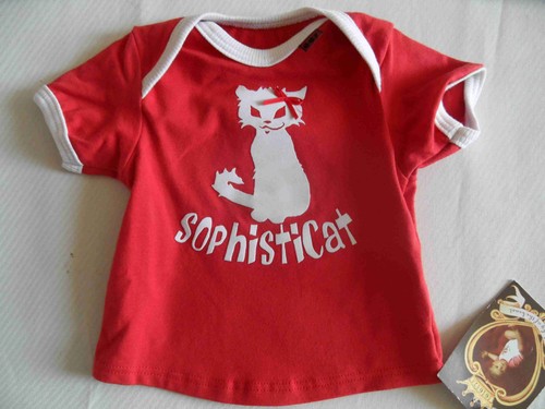 667 süßes rotes shirt katze - süßes,