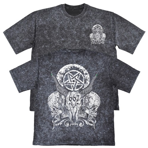 667 pentagram skull herren - pentagram,