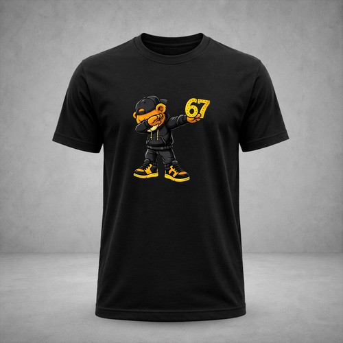 Dabbing bear shirt - 67,