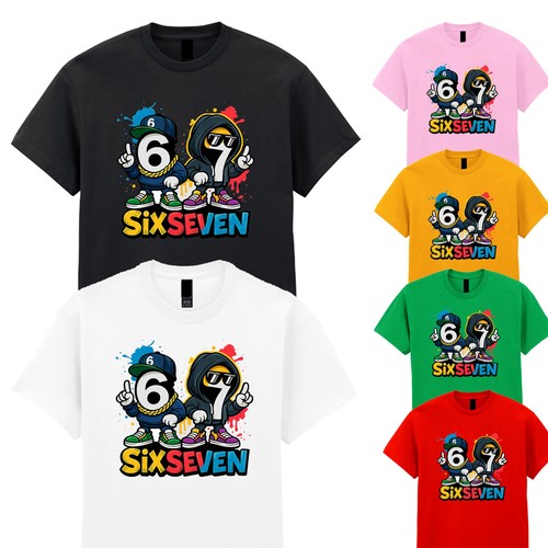 Kinder shirt sechs sieben - kinder,