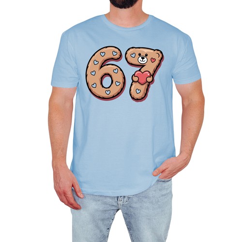 Süßer bär herren shirt - süßer,