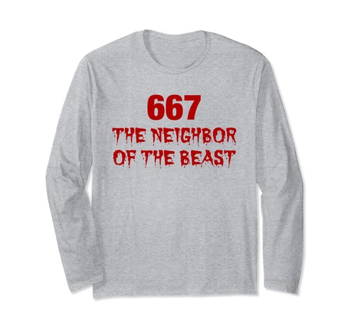 Halloween langarmshirt 667 the - 667,